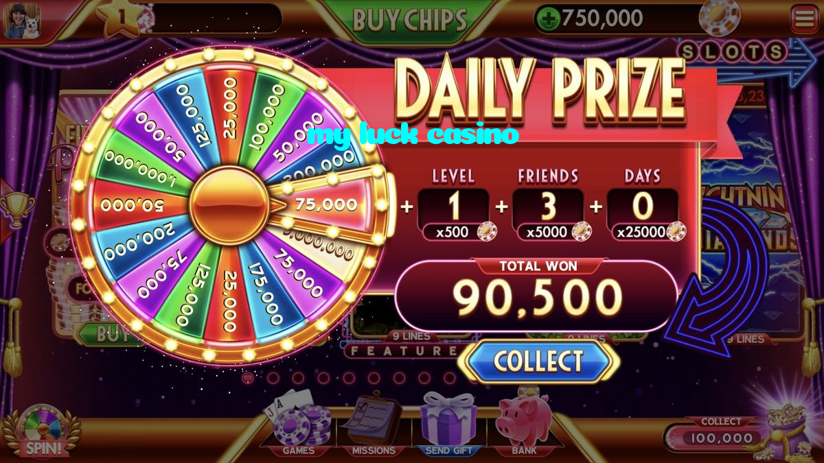 my luck casino casino presented on mobile device in Pakistan with slots and live games